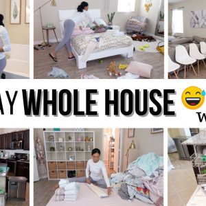 TWO DAY WHOLE HOUSE CLEAN WITH ME // ALL DAY CLEANING //Jessica Tull cleaning motivation 2020