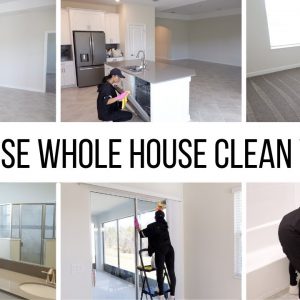 NEW HOUSE WHOLE HOUSE CLEAN WITH ME 2021// Jessica Tull cleaning motivation