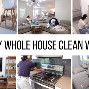 I'M BACK!!! TWO DAY WHOLE HOUSE CLEAN WITH ME // CLEANING MOTIVATION // Jessica Tull cleaning