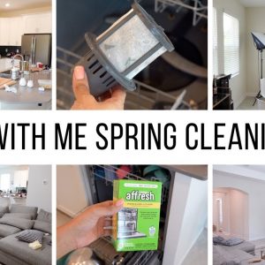 CLEAN WITH ME SPRING CLEANING TIPS!! // Jessica Tull cleaning motivation