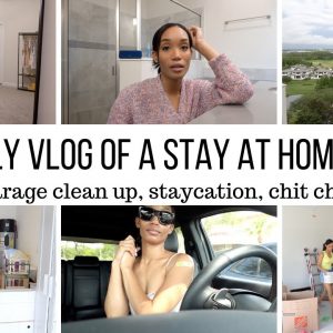 WEEKLY VLOG // GARAGE CLEAN UP // STAYCATION // GIRL TALK // Jessica Tull vlogs 2021