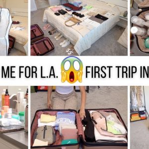 PACK WITH ME FOR MY FIRST TRIP IN 18 YEARS!! // GOING TO L.A //Jessica Tull