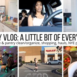 WEEKLY VLOG // FRIDGE & PANTRY CLEAN WITH ME // HAULS, SHOPPING, New Years PARTY! Jessica Tull vlogs