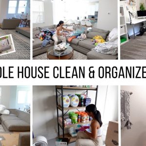 EXTREME WHOLE HOUSE CLEANING MOTIVATION! // CLEAN WITH ME 2022 // Jessica Tull cleaning