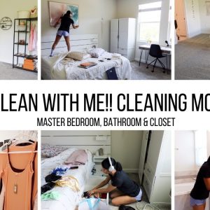 MASTER BEDROOM // CLEANING MOTIVATION 2023 // Jessica Tull cleaning