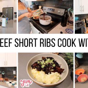 EASY RED WINE BRAISED BEEF SHORT RIBS // COOK WITH ME // Jessica Tull