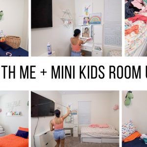 CLEAN WITH ME + MINI KIDS ROOM UPGRADE // Jessica Tull cleaning motivation