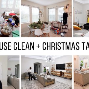 WHOLE HOUSE CLEAN WITH ME// NEW YEAR PREP PART.2 // Jessica Tull cleaning motivation