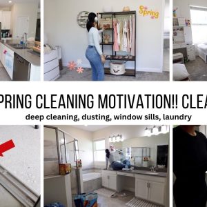 SPRING CLEANING ROUTINE PART ONE // ULTIMATE SPRING CLEANING MOTIVATION // Jessica Tull cleaning
